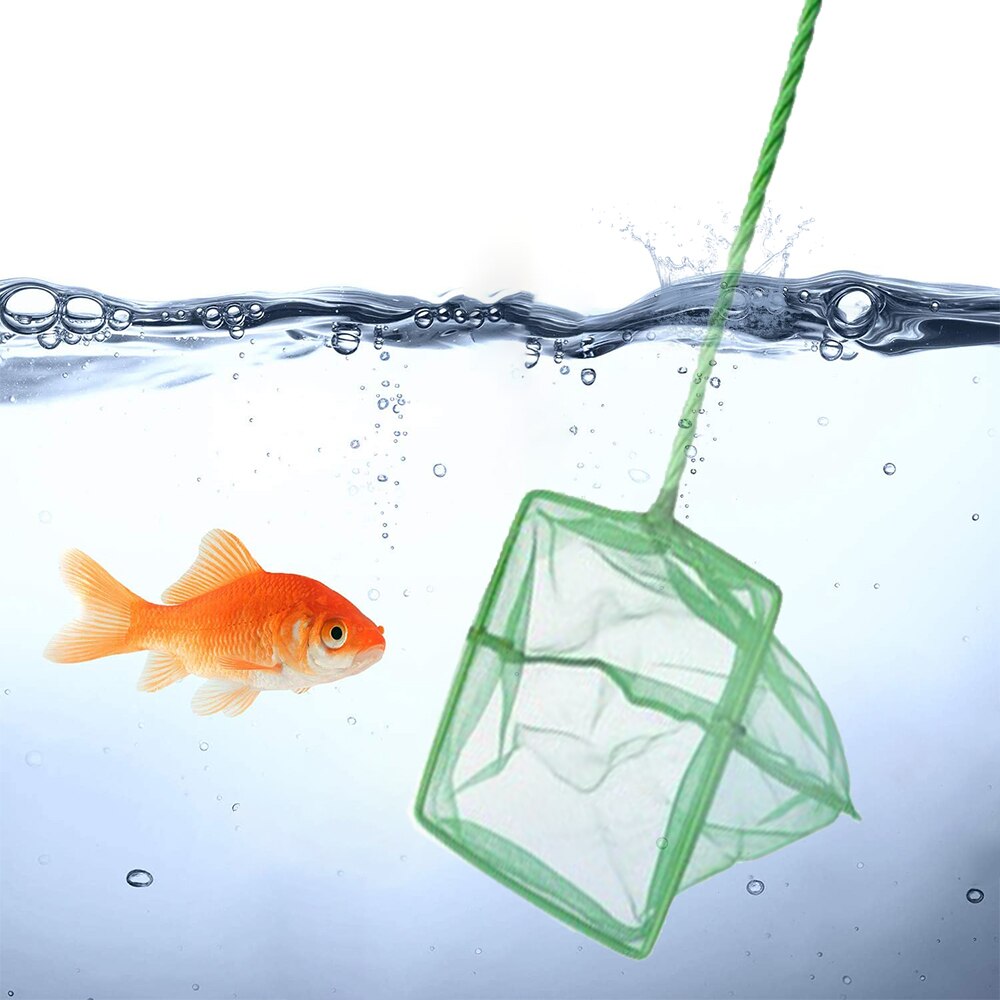 Akvarium fisk akvarium nät rund fyrkant fisk fiske akvarium kopia nät akvarium tillbehör fisk nät grönt
