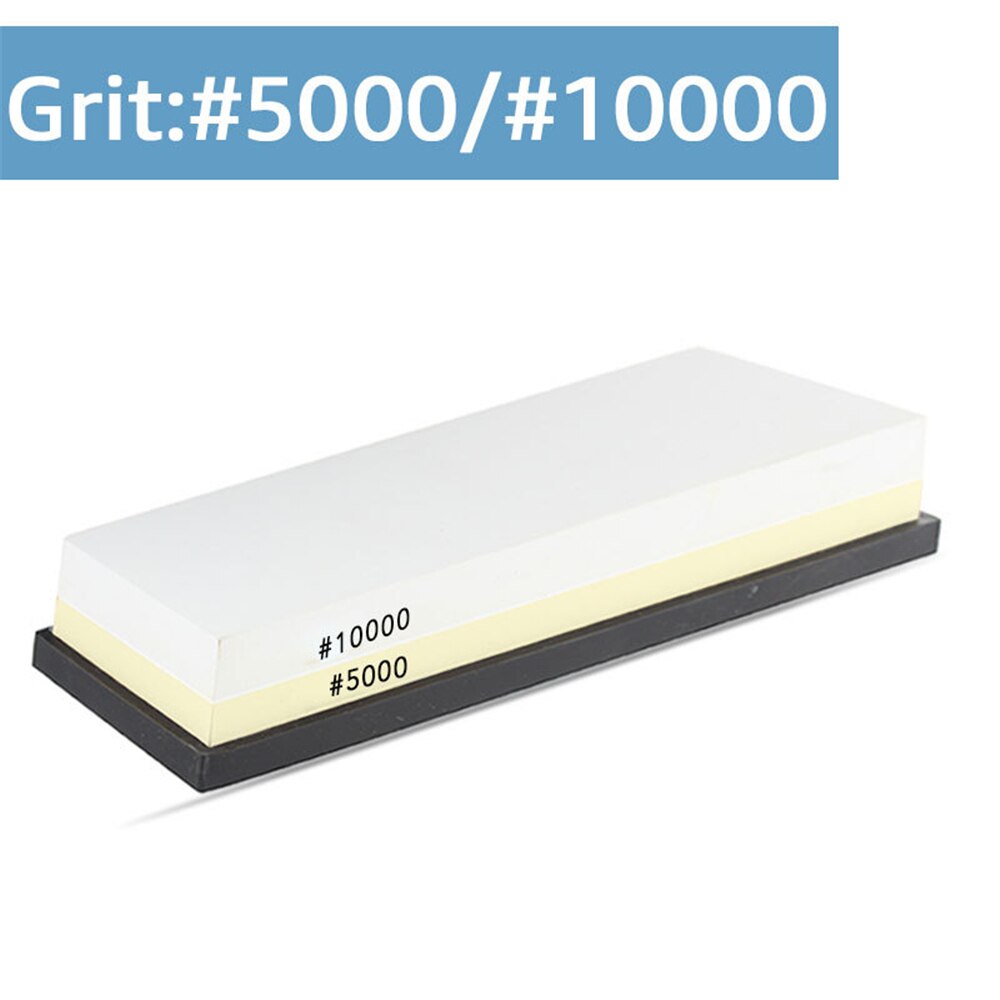 Professionele Messenslijper Dubbele Side Grinder Diamant Slijpsteen Water Nat Slijpsteen Voor Messen Slijpen Keuken Tool: Grit 5000-10000