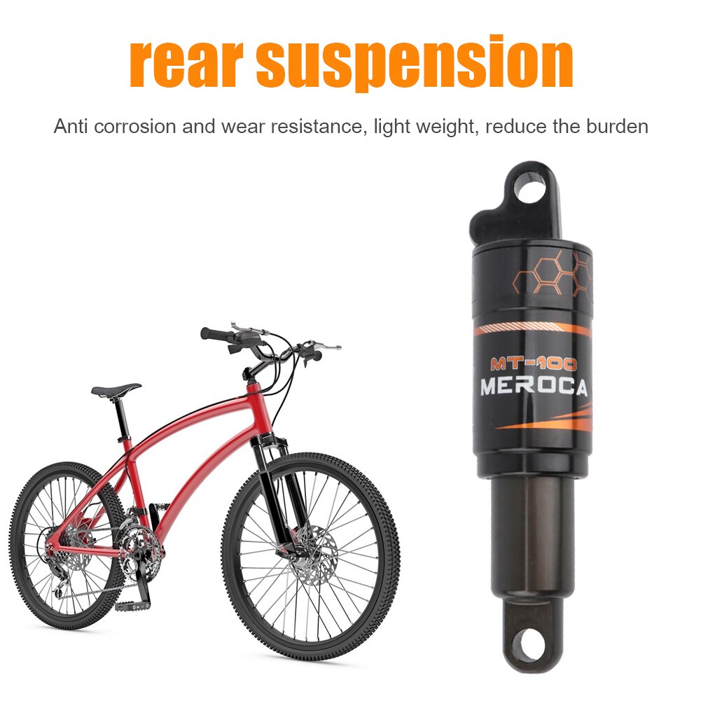 Bicycle Air Rear Shock125mm 150mm 165mm 190mm MTB Bike Folding Air Spring Shock Absorber for Mountain Downhill Bike