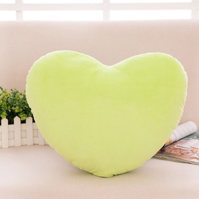 Coussin décoratif en coton PP 20/30/40cm | de , oreiller décoratif en forme de cœur, de poupée créative et doux pour amoureux