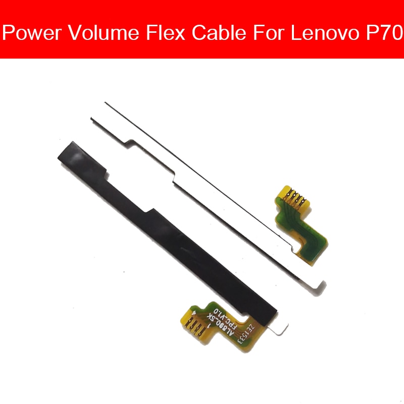 Op Off Power & Volume Knop Flex Kabel Voor Lenovo P70 Power Volume Switch Down En Up Controle Flex Lint repalcement Onderdelen