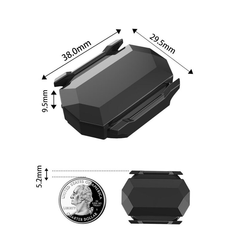 Cycplus Bike Speed Sensor 2 In 1 Dual Sensor Snelheidsmeter Ant + Bluetooth Waterdicht 4.0 Draadloze Fiets Computer Voor Igpsport: Default Title