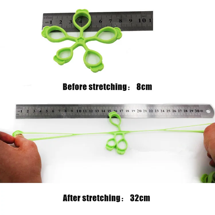 Expansor de dedo de silicona, fortalecedor de agarre de mano, entrenador de fuerza de agarre para artritis, ejercicio del túnel carpiano, guitarra y escalada