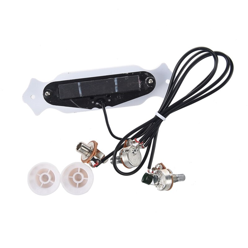 Capteur de guitare acoustique magnétique à bobine unique 3X