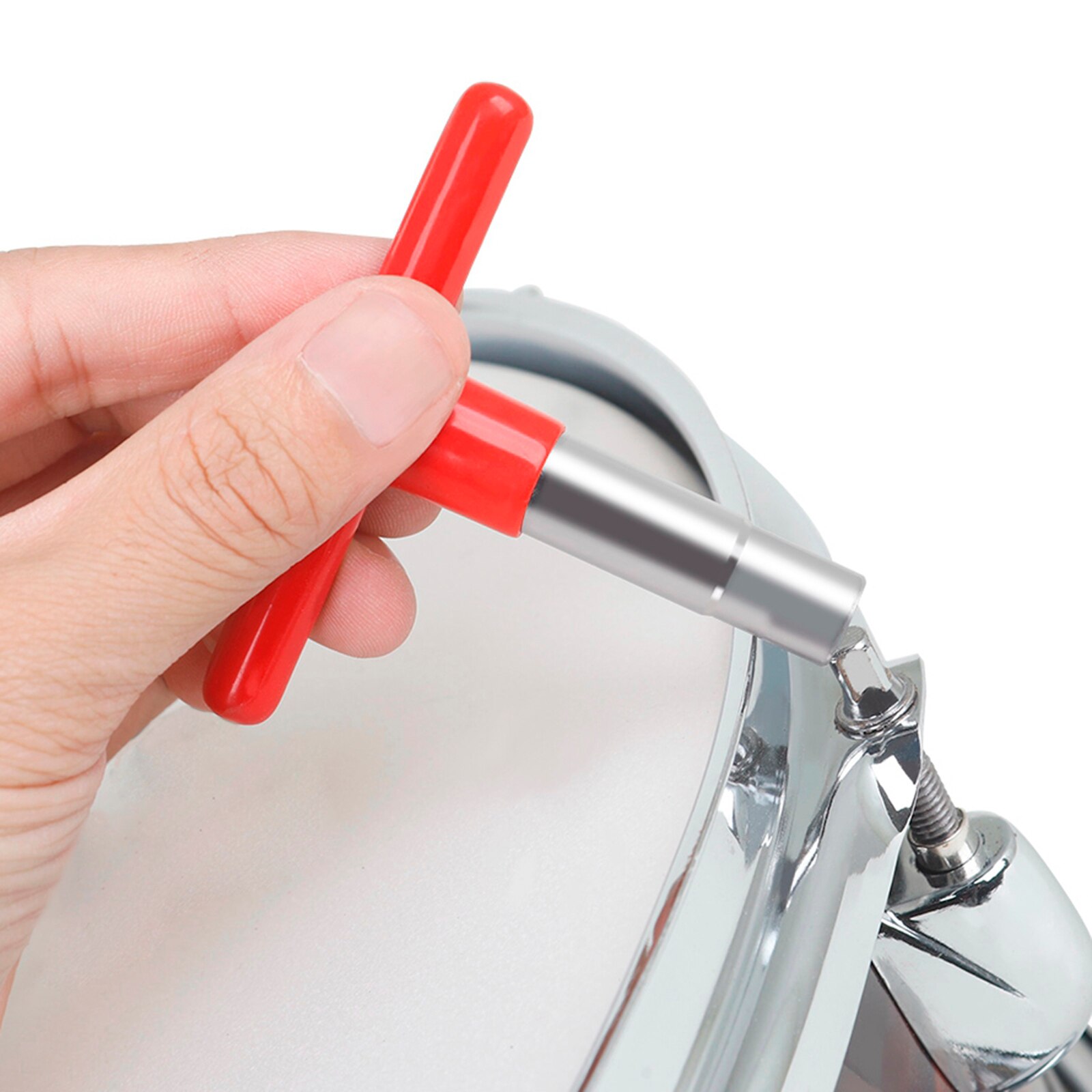 Llave de sintonización de tambor, cuadrada estándar accesorio de Hardware de cubierta, sólido, duradero, 1 ud.: red