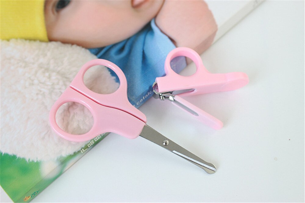 Tesouras do prego do bebê tesoura bebê 2 conjuntos de segurança cortador de unhas prego clippers c-1