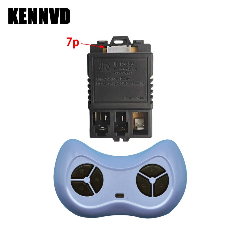 JR-RX-6VChildren-control remoto o receptor bluetooth para coche eléctrico, controlador de arranque suave, 2,4G, JR-RX-6V, 10 pines, 7 pines, 3 pines: JR 7PIN 6V full set