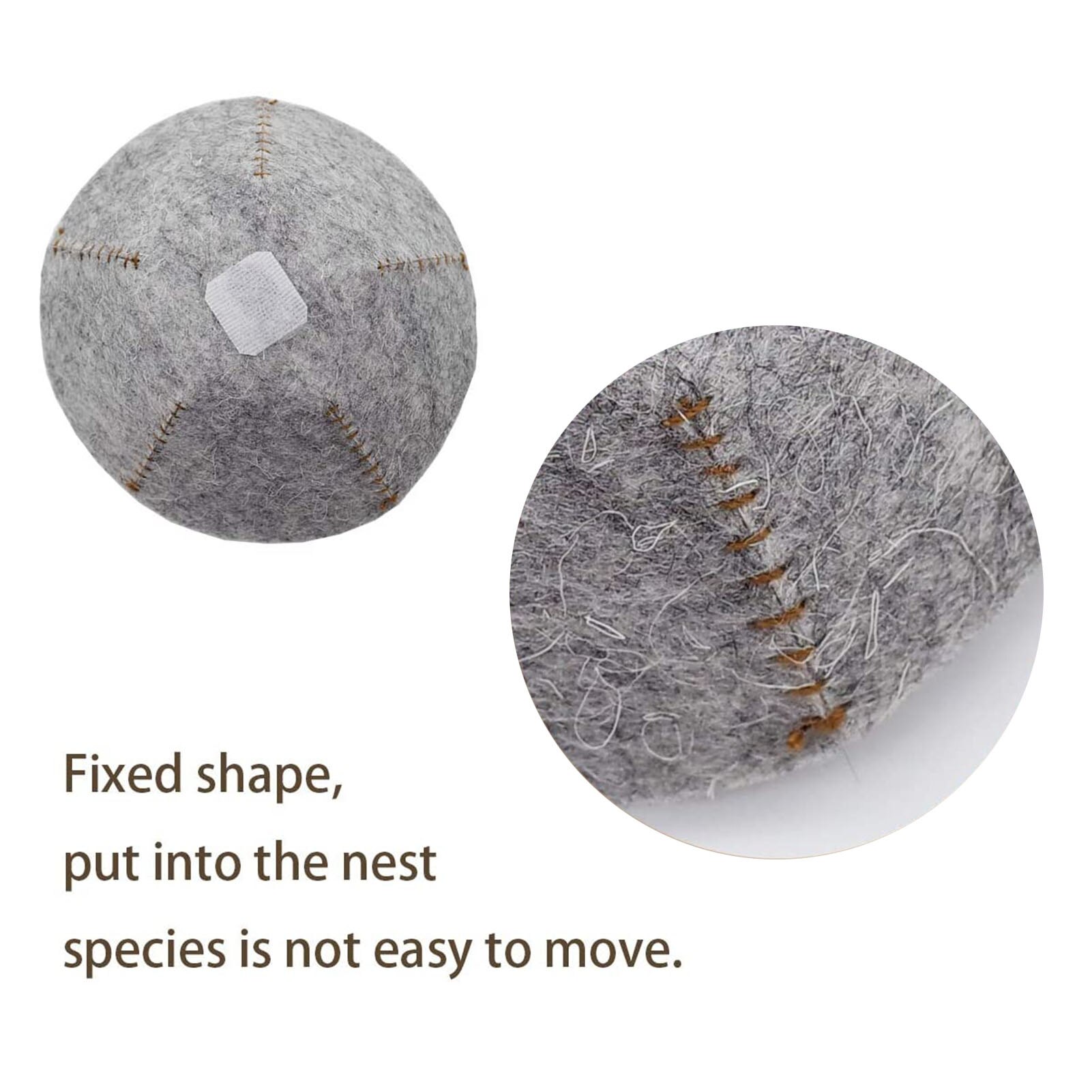 2PCS Canary Finch Bird Nesting Felt Pad Comfortable Warm Bird Nest Cushion Sleeping Wool Felt Mat Bird Nest Accessories Mat