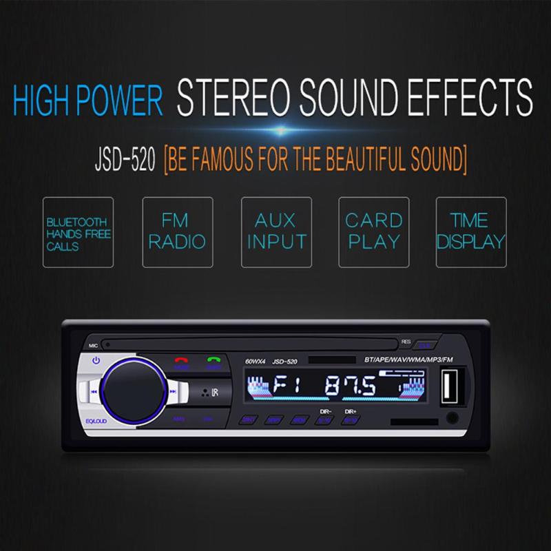 Car Stereo Bluetooth MP3 Player Music Copy Remote Control Digital Media Wireless Receiver Classic Car Stereo Audio