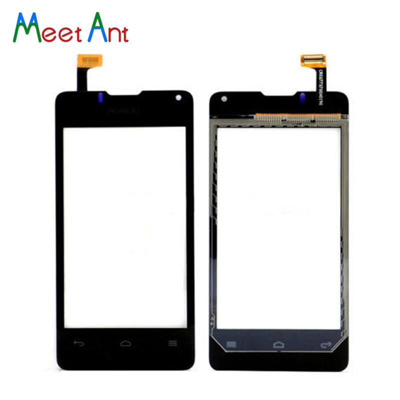 4,0 "para Huawei Ascend Y300 U8833 Sensor de digitalizador de pantalla táctil Panel de lente de vidrio exterior negro blanco