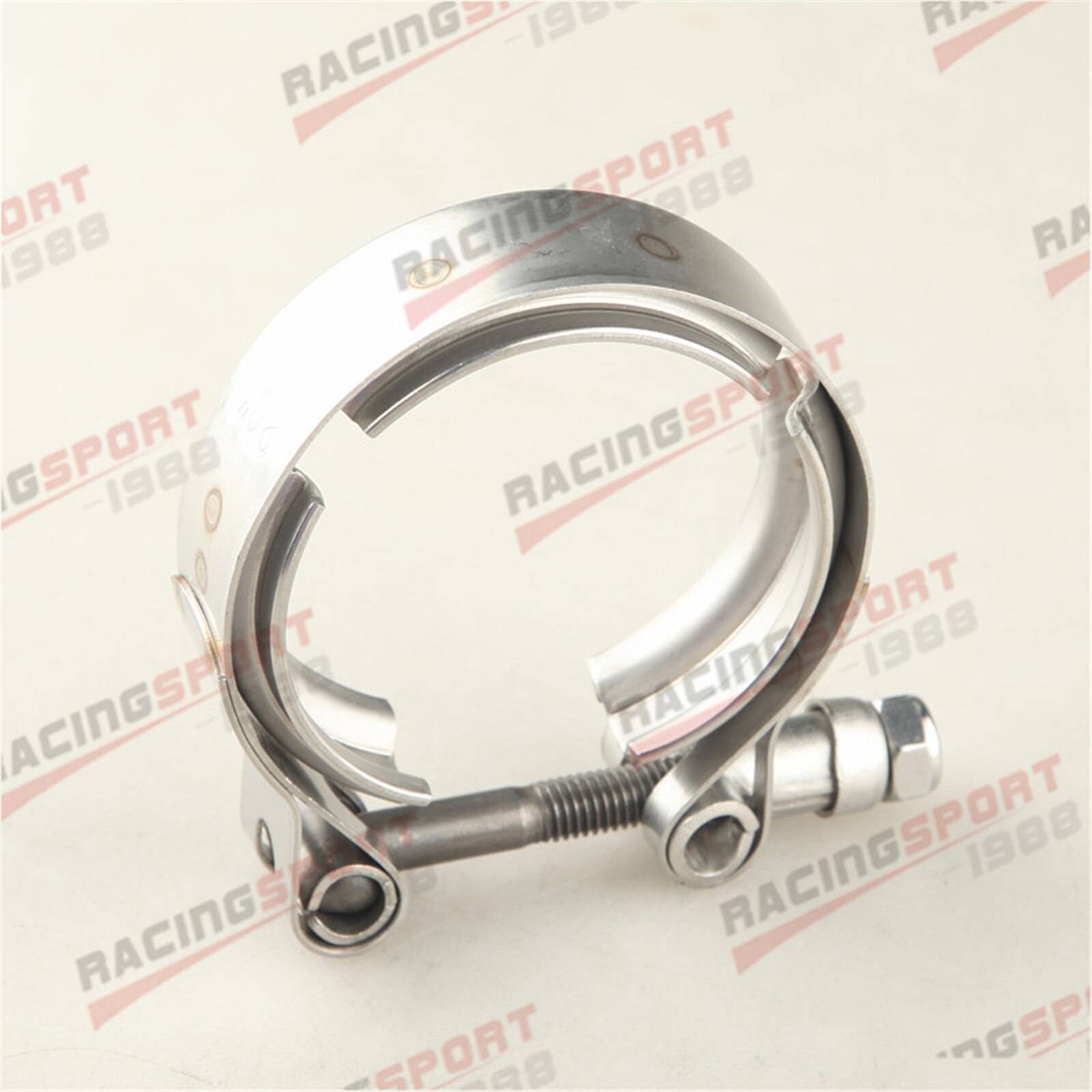 2" Inch SS V Band Clamp &amp;CNC Mild Steel Self Aligning Male/Female Flange Kit