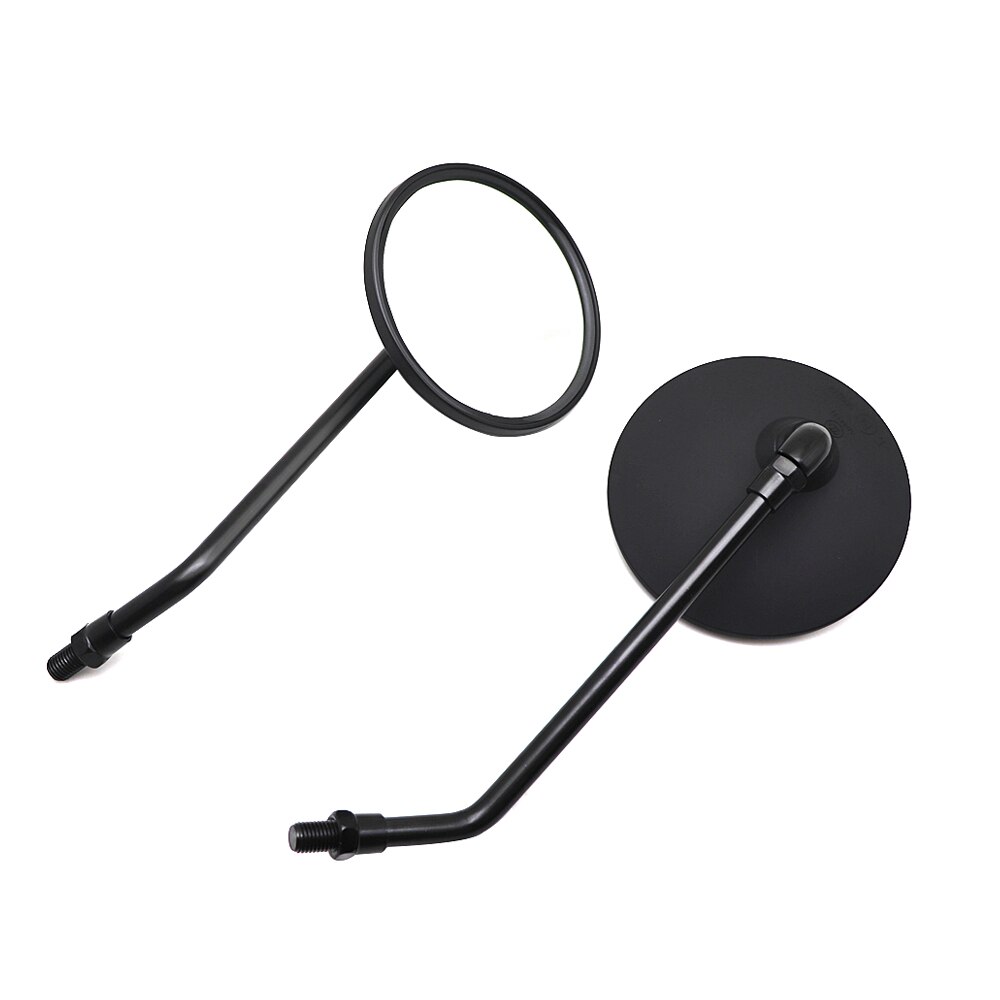 Rétroviseur rond et latéral de moto universel chromé, pour Husqvarna Svartpilen 401 Triumph Bonneville SXR700: Black
