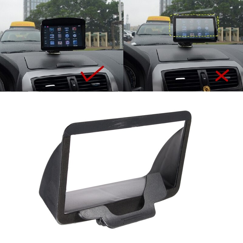 Pantalla antirreflejos visera del escudo solar portátil Universal de 7 pulgadas, accesorio de navegación GPS para coche