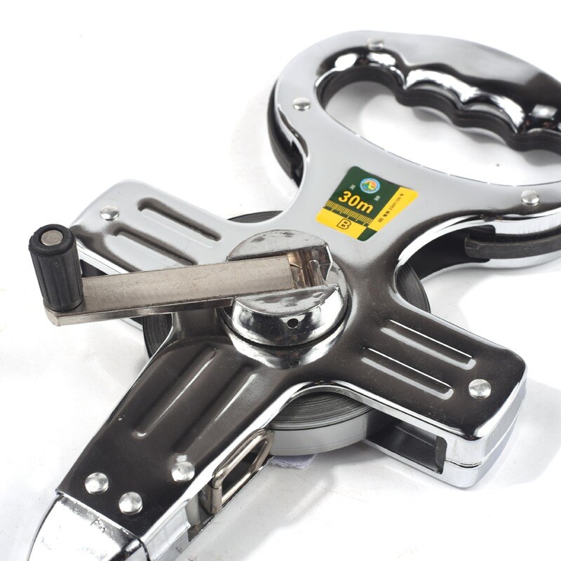 Portable scale ruler inch metric 50M 100M Open Reel Steel Tape Measure with shelf for Woodworking Construction Measuring tool