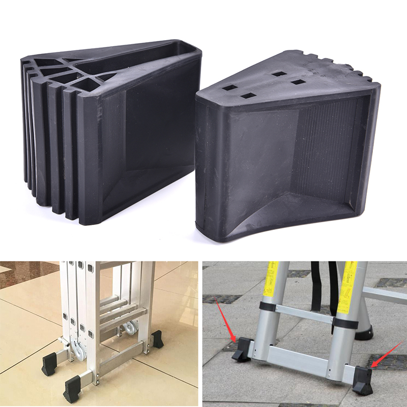 2 Stuks Ladder Ronde Voet Cover Prachtige Duurzame Multifunctionele Vouwladder Waaiervormige Voet Cover Anti-Slip mat