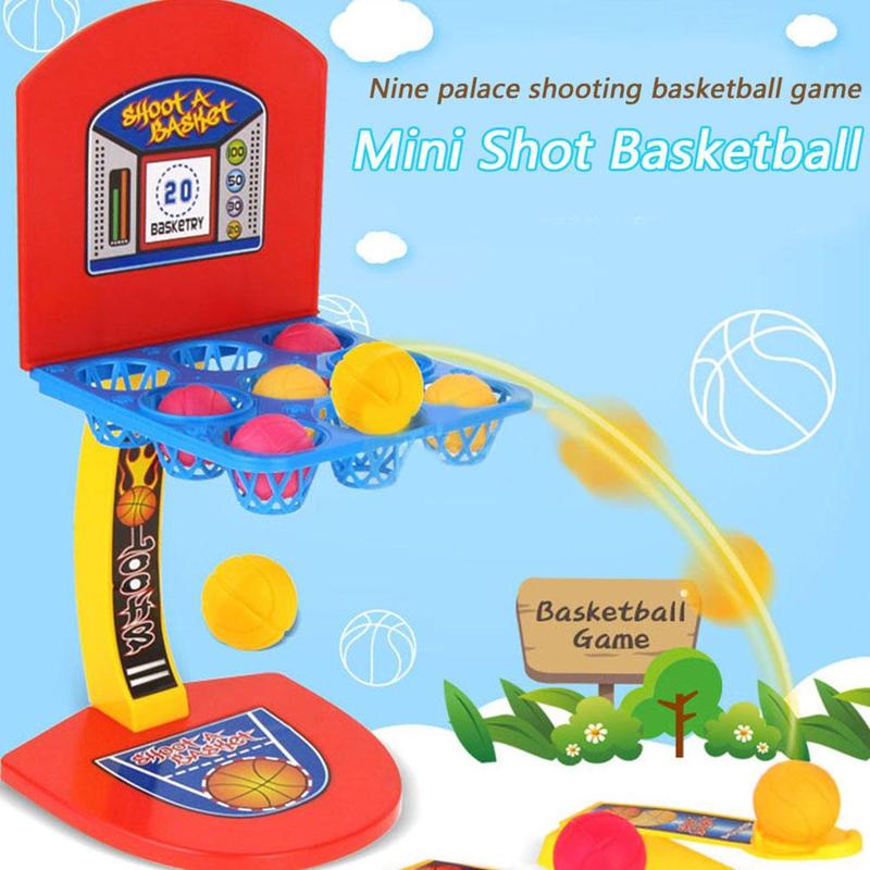 Kinderen Desktop Schieten Kleur Knikkers Basketbal Negen Vierkant Rooster Board Games Ouder-kind Interactie Vingertop Sport