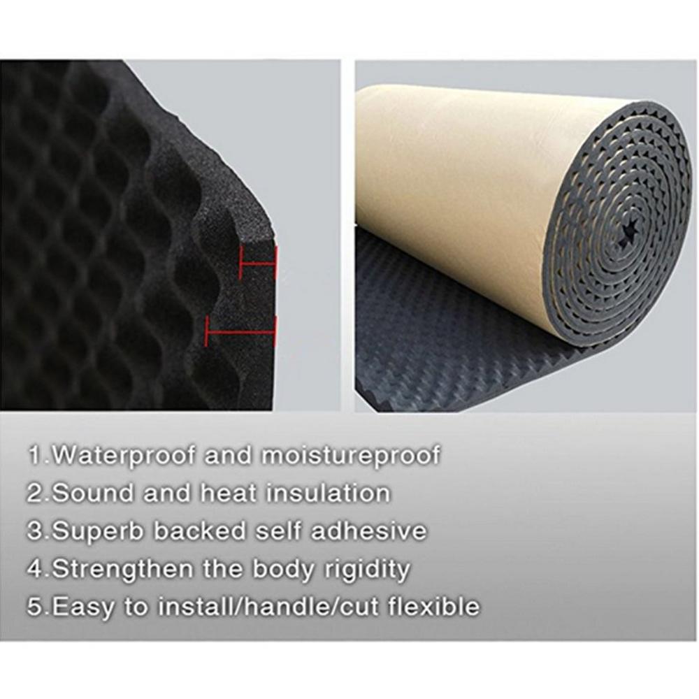 AggSound 1 rol 4mm 170×33cm auto isolatie mat zelfklevend