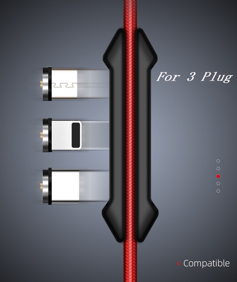 Boîte de rangement pour câble magnétique Micro USB Type C, 8 broches, chargeur, adaptateur de charge, conteneur