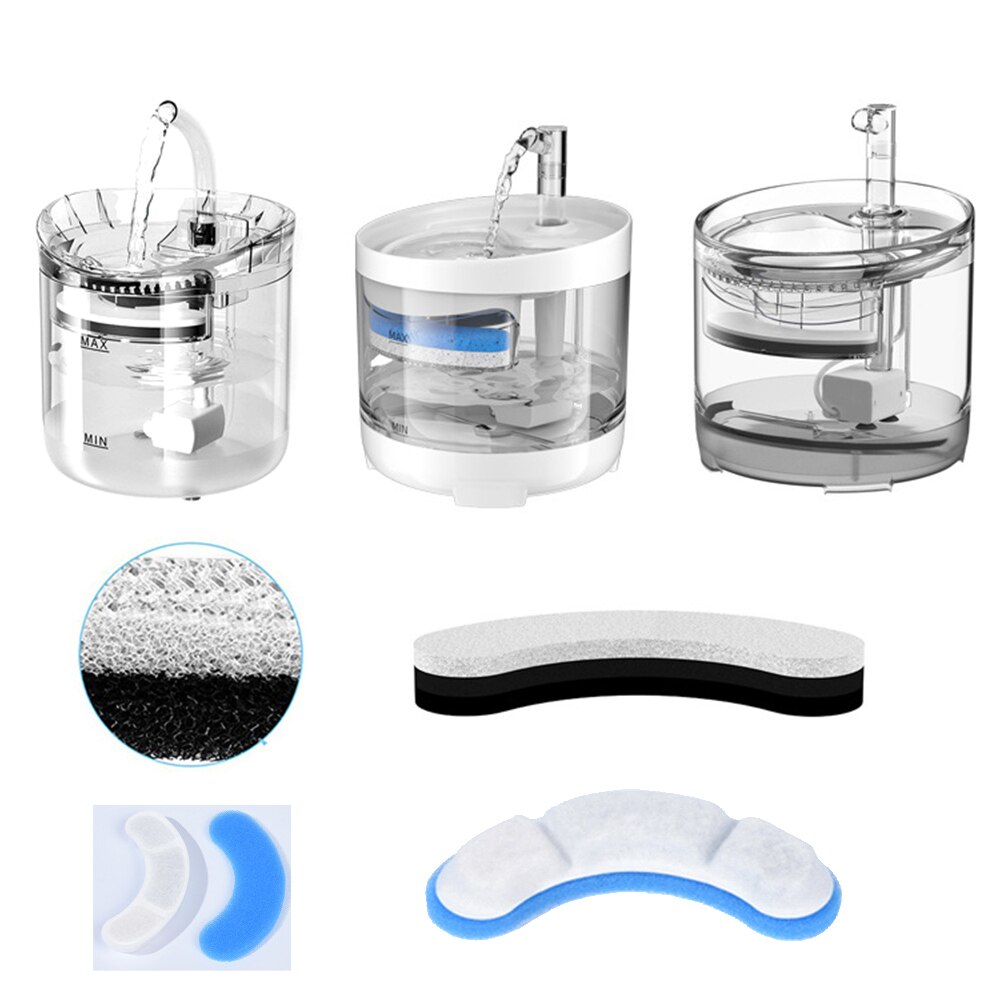 Filtro de carbón activado de repuesto para fuente de agua de gato, reemplazo de filtros para tazón de beber de perro y mascota, Alimentador automático