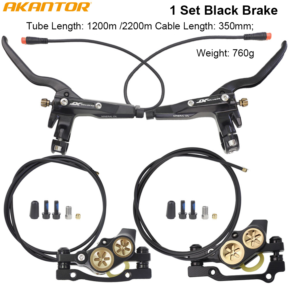 Bicicleta eléctrica plegable XT, freno de disco hidráulico de 4 pistones, frenos de presión de aceite, 950/1850mm, cuatro pistones ultraligeros
