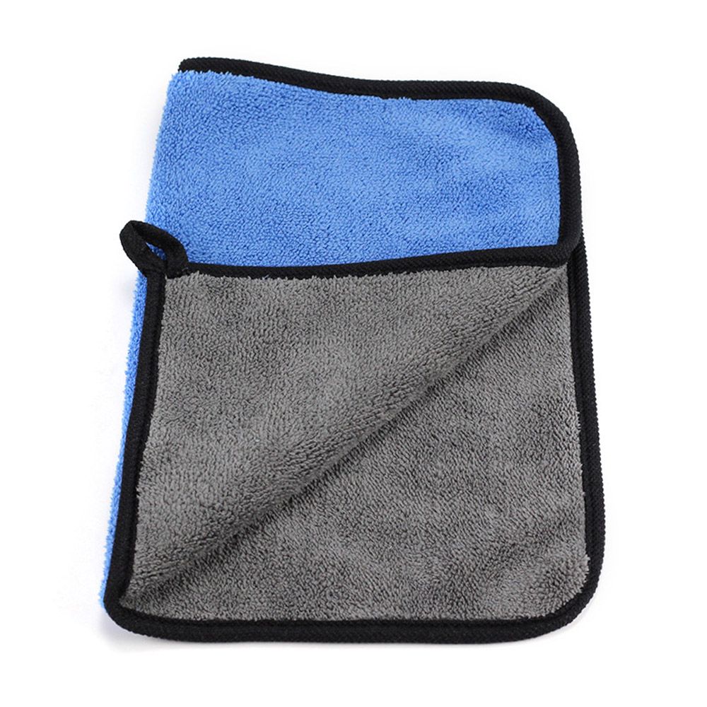 20*30cm bilvask mikrofiberhåndklæde bilrengøring tørringsklud hemming bilplejeklud med detaljer om vaskehåndklæde