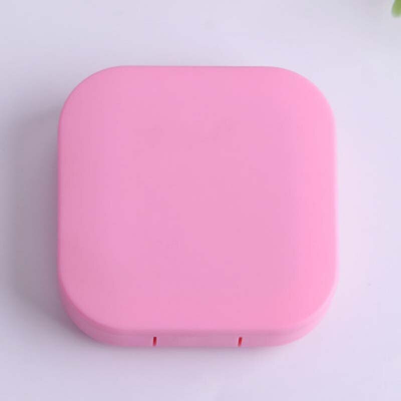 Mini Travel Contact Lens Case Box Container Storage Holder Mirror Box Main Material Plastic Boxes: P
