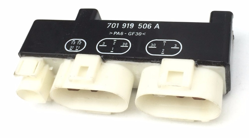 Cooling Fan Control Relay Switch Module 701919506A 701 919 506 A for VW EuroVan Sharan Transporter Seat Alhambra