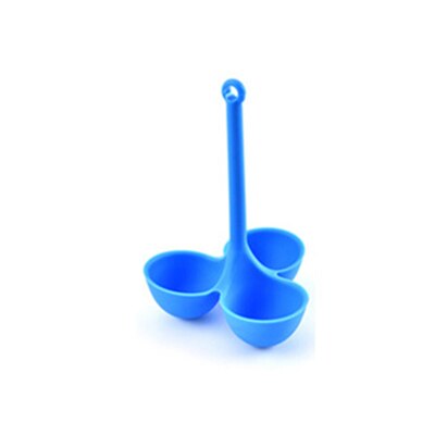Baosen 3 Hält Silikon Eierkocher Ei Herde Tablett Küche Kochen Werkzeuge: Blau