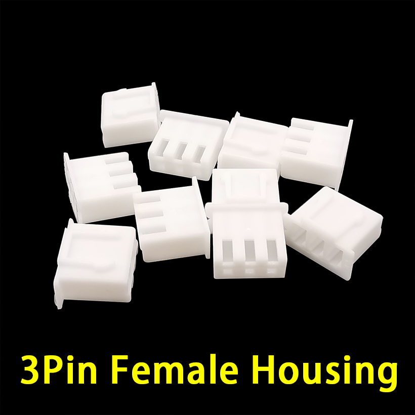 100 Stuks JST XH2.54 Mannelijke Vrouwelijke Materiaal Connector Leads Pin Header Behuizing 2/3/4/5 Pin terminal Plug Vrouwelijke Socket Plastic Schelpen: Bruin