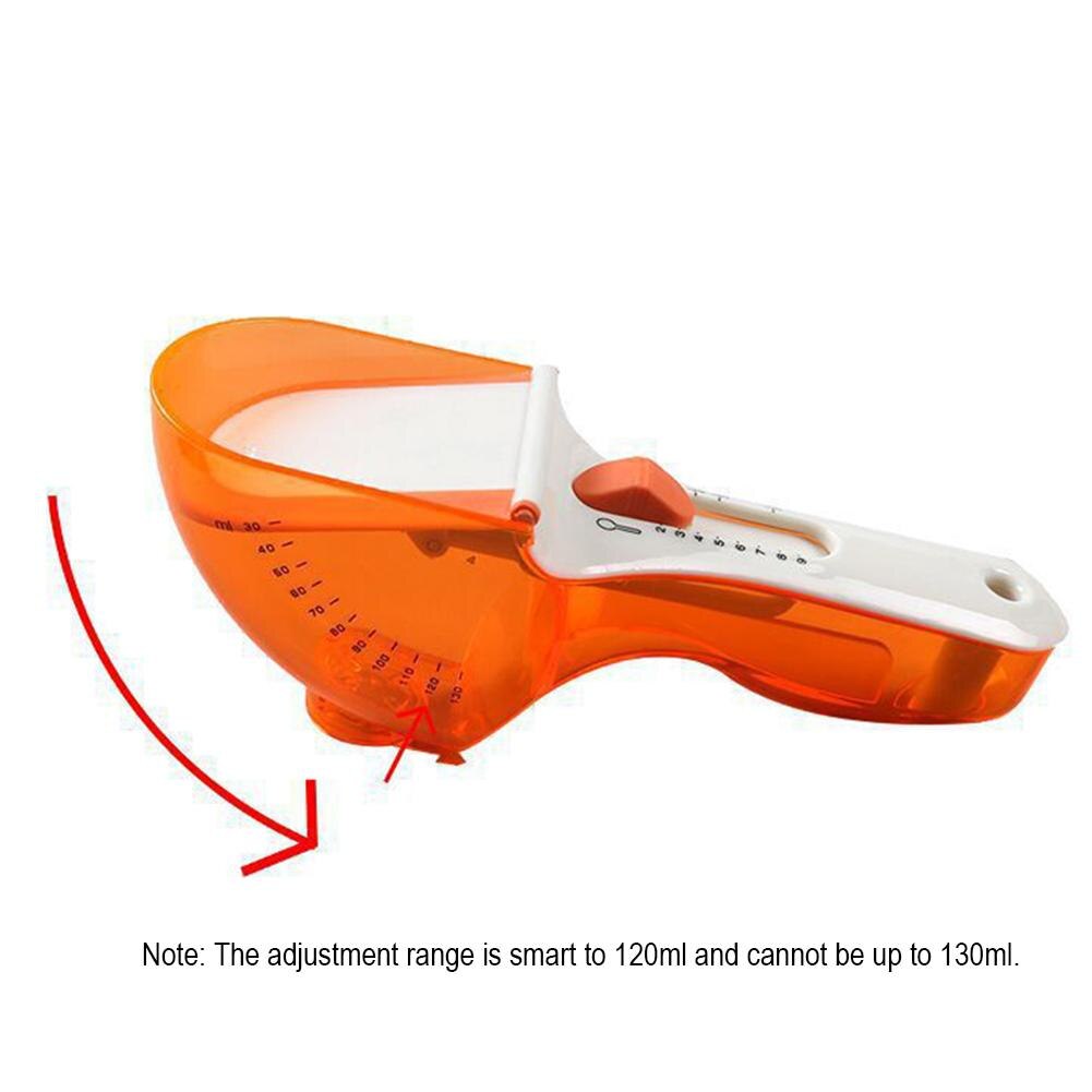 Adjustable Measuring Spoons Measuring Milk Powder Baking Condiments Spoons Plastic Measuring Spoons Adjusting Spoons