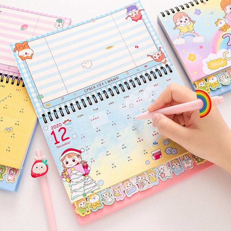 Bureaukalender kersenbloesem liefde bureaukalender desktop notitieboekje kalender