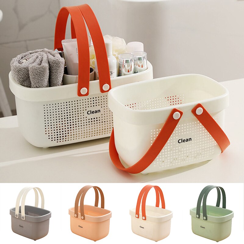 Portable Shower Caddy with Handles Storage Organizer Bin for Bathroom Toiletry Organizer For College Dorm Pantry Home Toilet