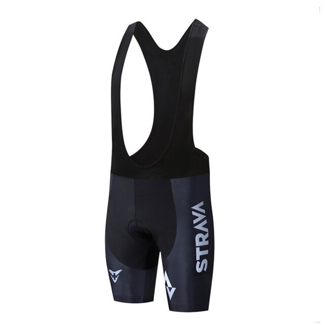 Pro Fiets Bib Shorts Mannen Outdoor Wear Mtb Bike Fietsen 19D Coolmax Gel Padded Rijden Bib Shorts Fietsen shorts: Black / M