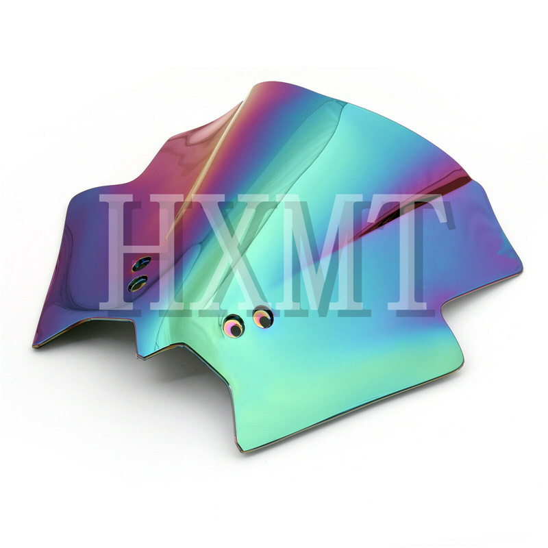 For KTM DUKE 125 200 390 Black KTM390 KTM200 KM125 Motorcycle Windshield WindScreen Double Bubble: iridium