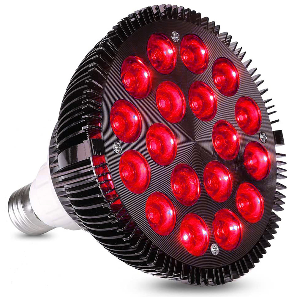 PAR38 18W 54W LED coltiva la luce ad alta potenza rosso blu crescita delle piante lampadina E26/E27 serra interna fiore luce a spettro completo: Rosso / 54w