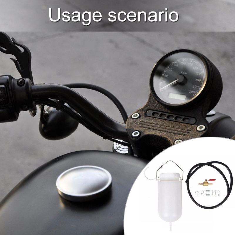 Instruments Motorcycle Tank general 1000ml Workshop Fuels tanks with Gauges Au... – Grandado