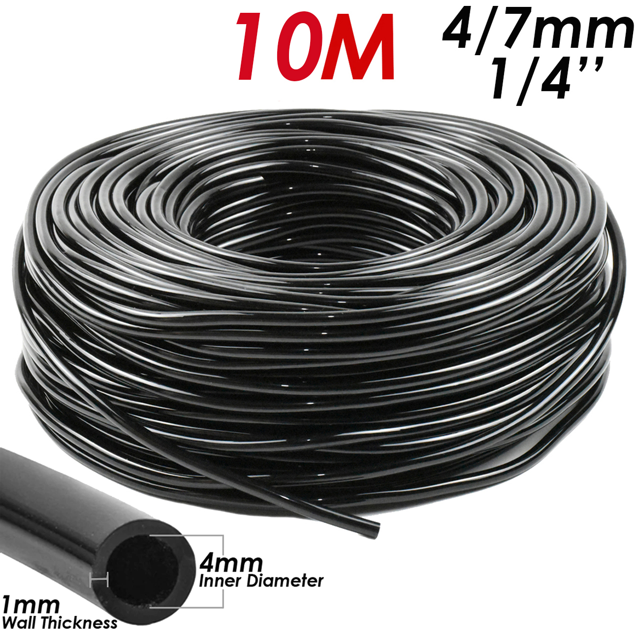 KESLA Tuin Micro Druppelirrigatiesysteem Kit 1/4 ''Dripper Sprinkler Automatische Watering Kit voor Pot Bonsai Balkon Kas