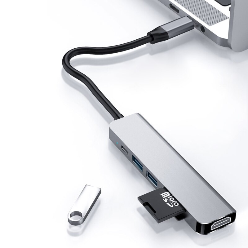 Multifunctional 6in1 TypeC Extension Hub Laptop... Grandado