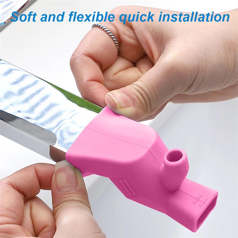 Kraan Extender Keuken Badkamer Water Tap Extension Kids Water Bereiken Kraan Siliconen Extender