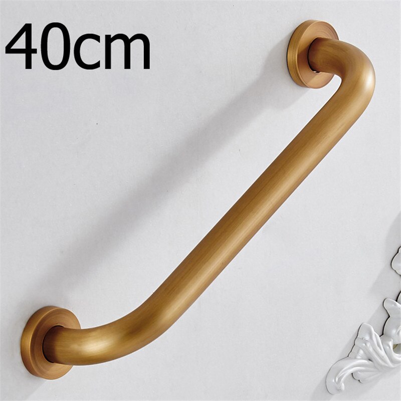 Barra de seguridad para baño, pasamanos para baño, barra de Material DE LATÓN antigua, soporte de mano para ducha,: 40cm