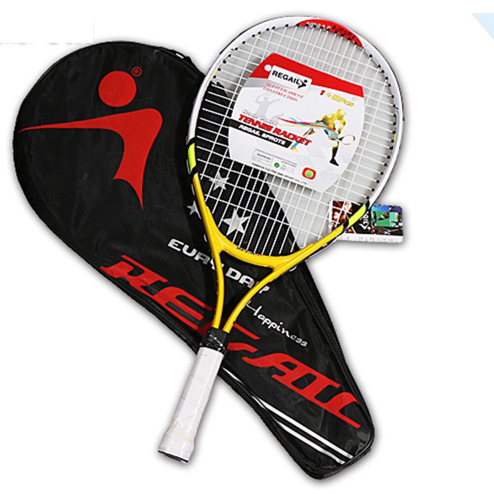 1pc Beginner Teen Training Batting Tennis Racket Sturdy Triangular Outdoor Sports Children Playground School Aluminum Alloy Grip