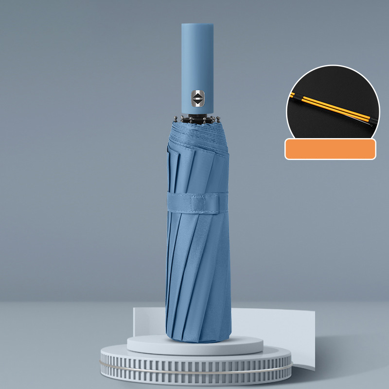 Xiaomi forsterket paraply 24- to bein, sterk vindbestandig paraply for menn, solrik anti-uv solkremparaply for kvinner: Grønn