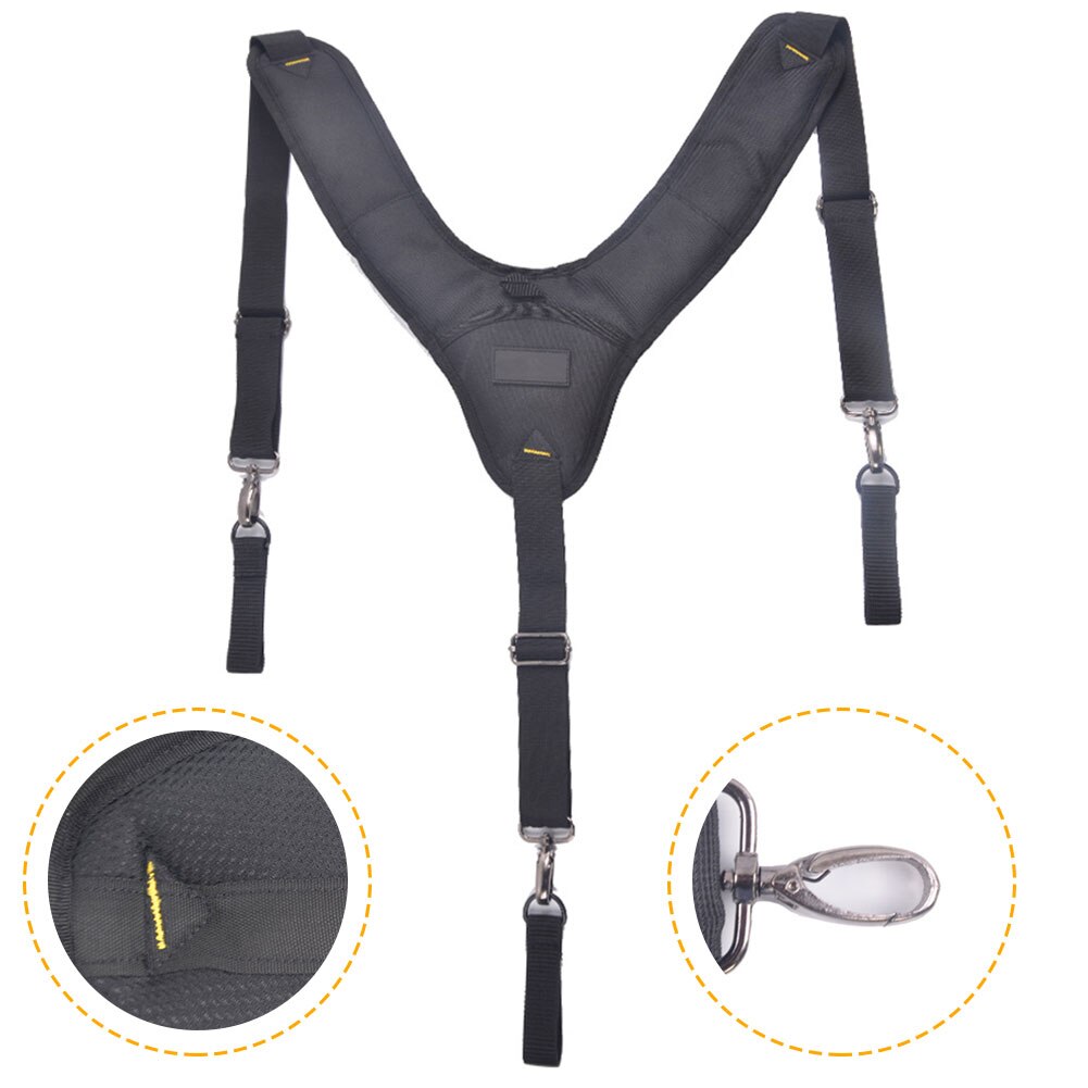 Y-type Padded Heavy Duty Work Tool Belt Braces Suspenders Waist Weight Adjustable Tool Belt Heavy Duty Adjustable Strap