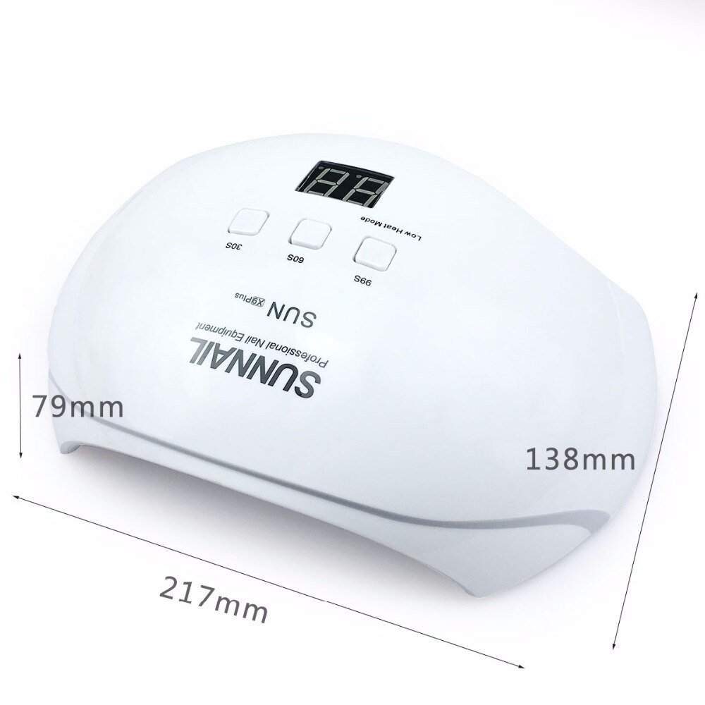SUNNail SUN X9 PLUS-lámpara UV LED de 72W, secador de esmalte de Gel, máquina de secado de manicura para todo tipo de uñas de Gel