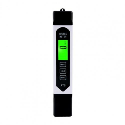 Practical Water Meter High Accuracy Automatic Lock Convenient Digital PH Tester for Drinking Water: White