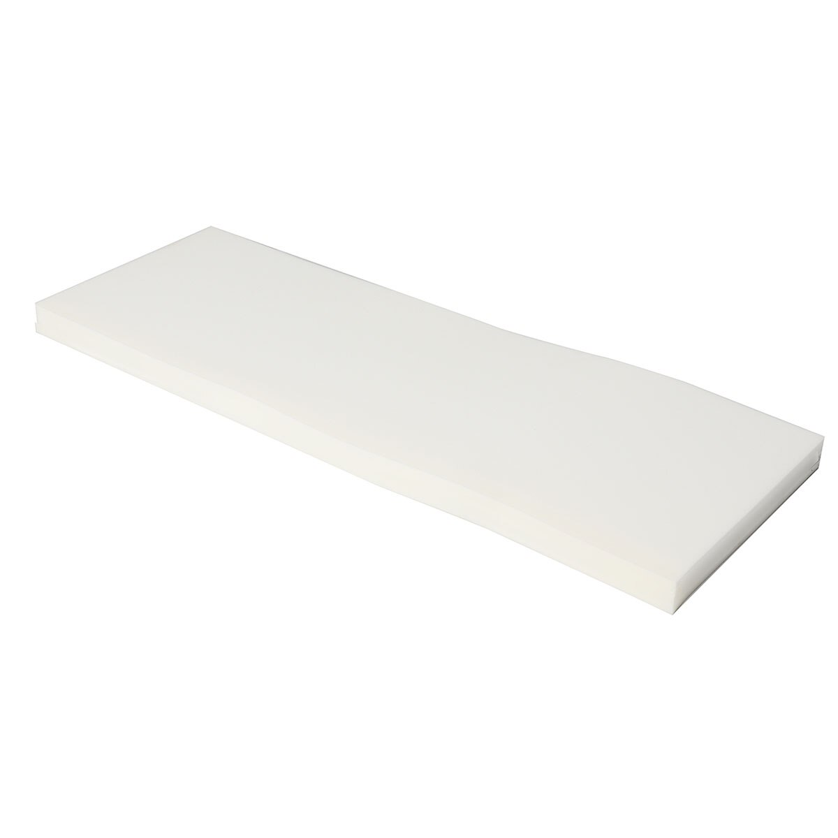 3 størrelse høj tæthed sædepude skumgummi udskiftning polyurethan polstring pude pude hvid fast skum ark pude puder: 7.5cm