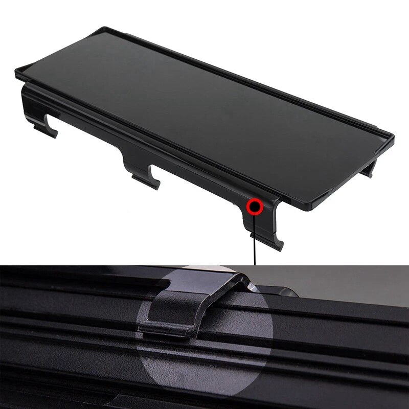52 INCH Protective Cover Snap on Black for Straight Curved LED Light Bar Truck