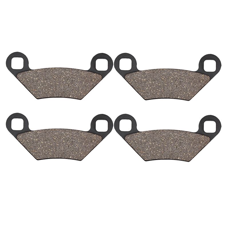 Cyleto motorsykkel bremseklosser foran og bak for polaris sportsman 550 x2: 2 par