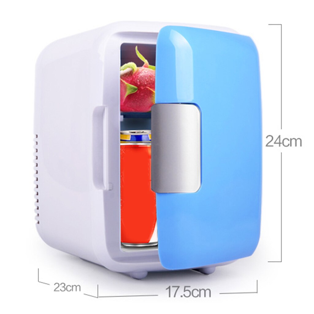 Travel Refrigerator 4L Mini Car Fridge Cooler Warmer Home Office Freezer