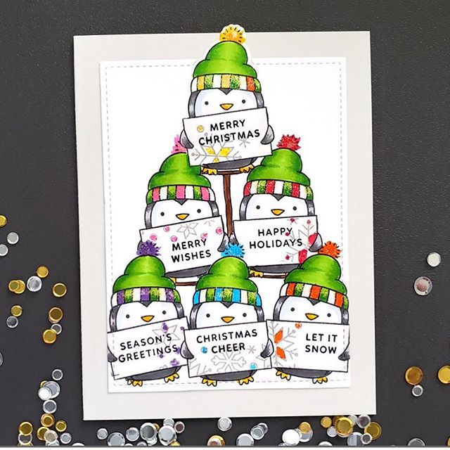 Pingouin bonhomme de neige tableau d'affichage tampons clairs et matrices de découpe en métal bricolage Scrapbooking papier Photo Album artisanat joint poinçon pochoirs